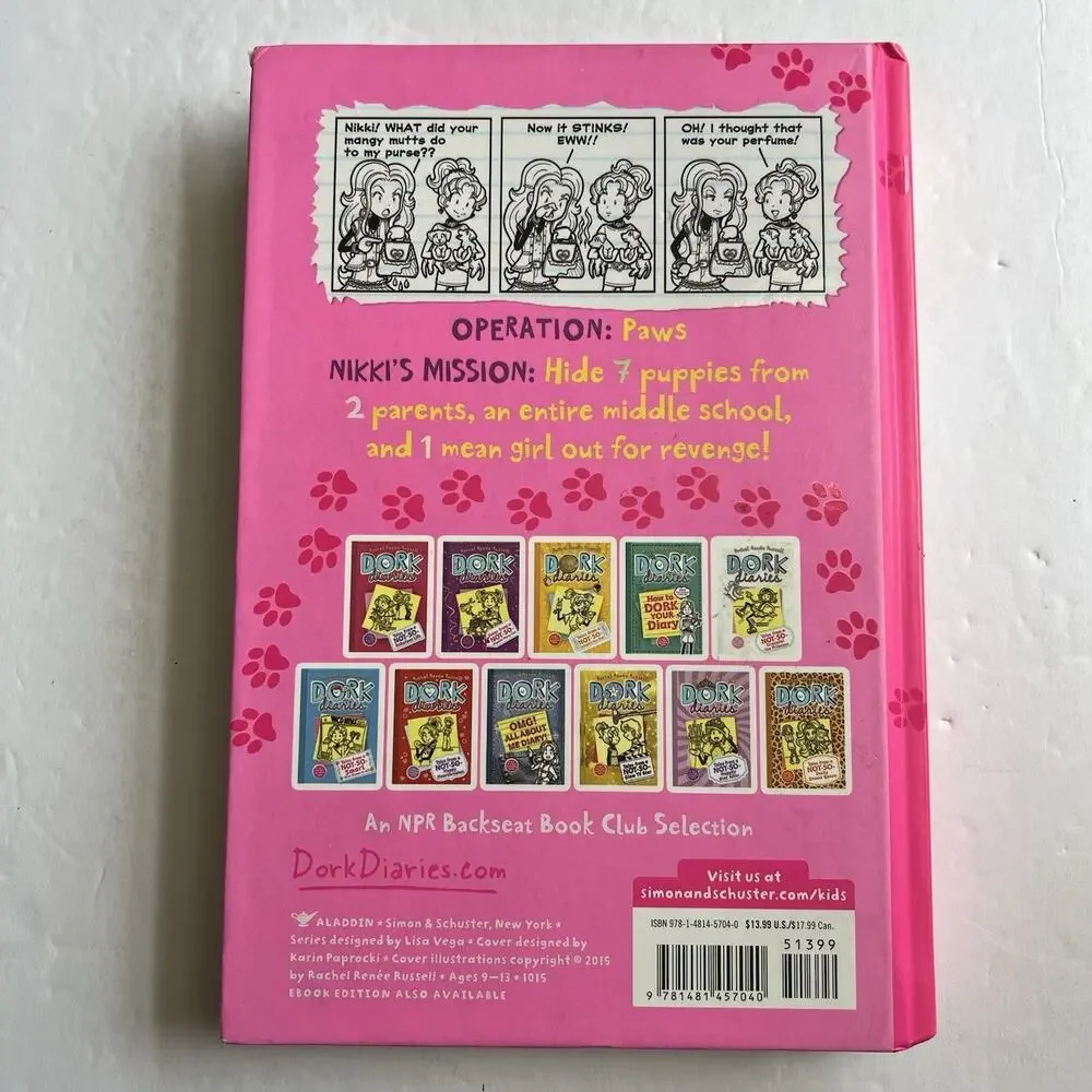Dork Diaries 10 Tales from a Not So Perfect Pet Sitter Rachel Renee Russell HC